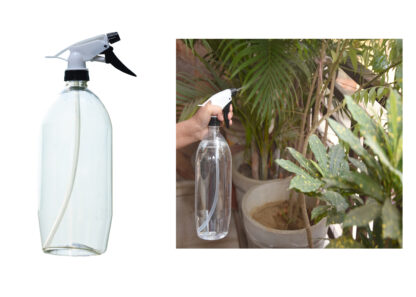 Multipurpose Home & Garden Water Spray Bottle BLACK  NOZZLE .