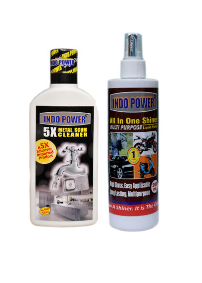 METAL SCUM CLEANER 100ml.+ALL IN-ONE MULTI-PURPOSE SHINER200ml.