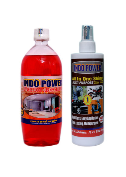 ADVANCE FLOOR CLEANER SHAMPOO (ROSE) 1ltr.+ALL IN-ONE MULTI-PURPOSE SHINER 200ml.