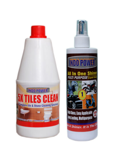 TILES CLEANER 1ltr. +ALL IN-ONE MULTI-PURPOSE SHINER 200ml.