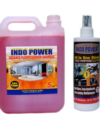 Advance Floor Cleaner Shampoo (Rose) 5ltr, All In-One Multi-Pupose Shiner 200ml.