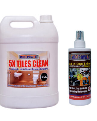 TILES CLEANER 5ltr. +ALL IN-ONE MULTI-PURPOSE SHINER 200ml.