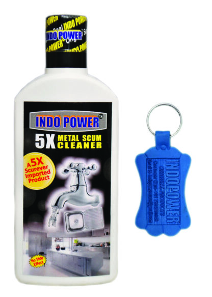5X METAL SCUM CLEANER 100gm.+Your Package with This Products Rubber Keyring (Send Any Available Color one pic).