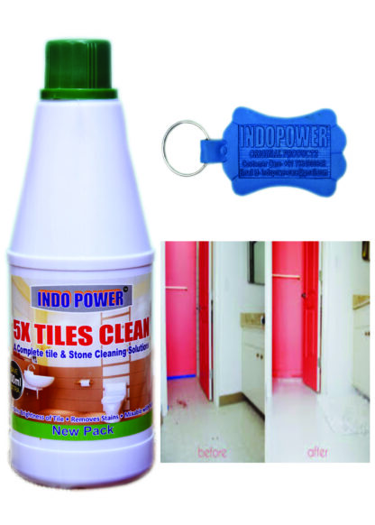 TILES CLEANER 500ML+Your Package with This Products Rubber Keyring (Send Any Available Color one pic).