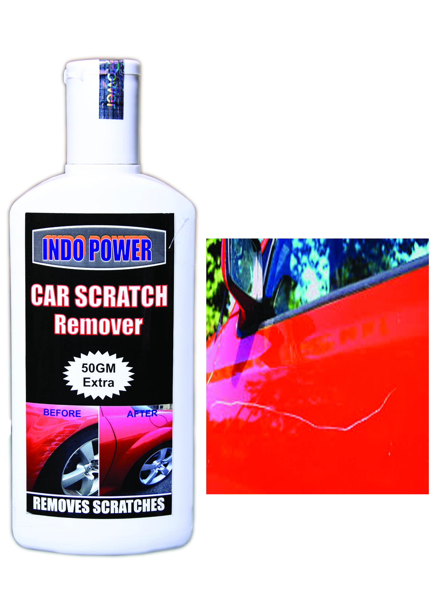 CAR SCRATCH REMOVER 100gm.All Colour Car & Bike Scratch Remover, Advanced  Formula Rubbing Compound (Not