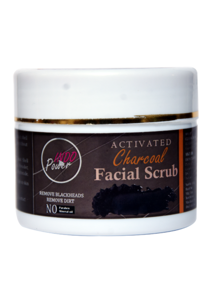 ACTIVATED CHARCOAL FACIAL SCRUB 100g.